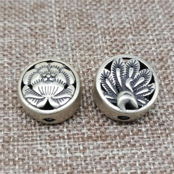 other 1 piece of 925 sterling silver peacock flower bead 2-sided for bracelet necklace
other 1 piece of 925 sterling silver peacock flower bead 2-sided for bracelet necklace