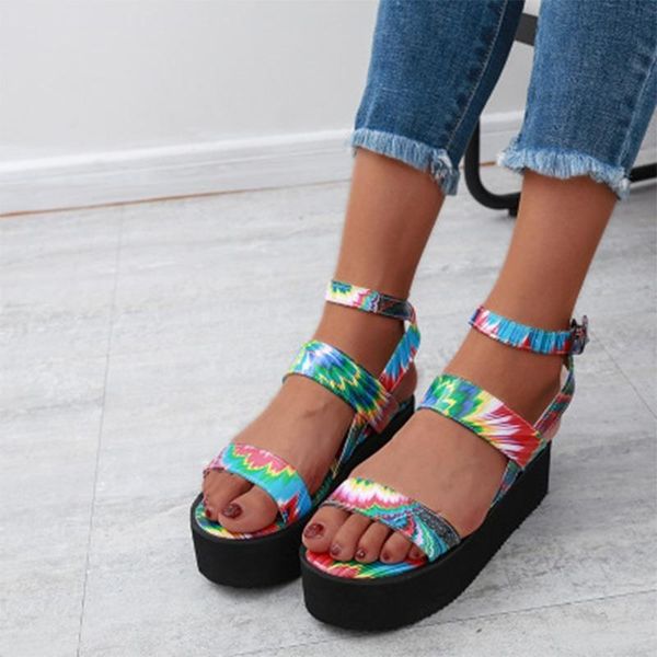 sandals summer fashion women's 2021 women ankle strap platform comfortable mixed color female footwear plus size 43, Black
sandals summer fashion women's 2021 women ankle strap platform comfortable mixed color female footwear plus size 43, Black