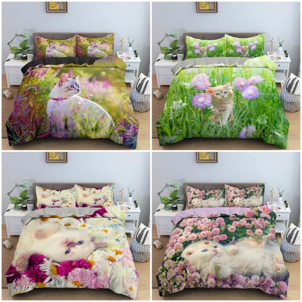 bedding sets 3d animal set cute cat duvet cover twin double full king size comforter with pillowcase 2/3 pcs
bedding sets 3d animal set cute cat duvet cover twin double full king size comforter with pillowcase 2/3 pcs