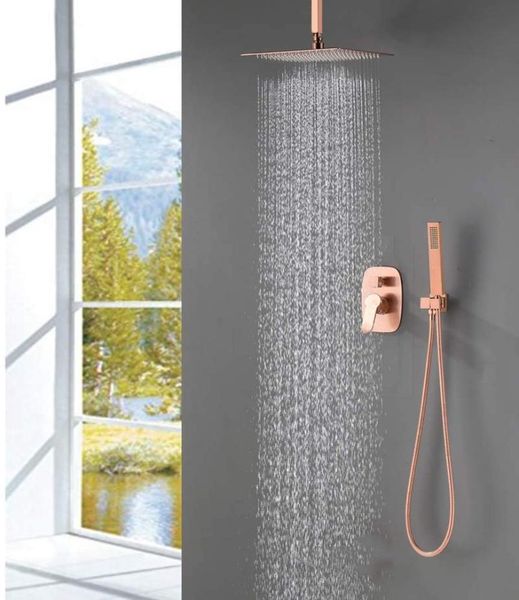 luxury bathroom brass brushed rose gold 10 inch ceiling rainfall shower system mixer set sets
luxury bathroom brass brushed rose gold 10 inch ceiling rainfall shower system mixer set sets