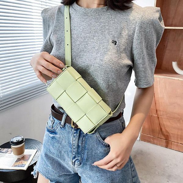 weave design waist bag brand leather small fanny pack for women 2021 fashion shoulder crossbody chest bags female belt
weave design waist bag brand leather small fanny pack for women 2021 fashion shoulder crossbody chest bags female belt