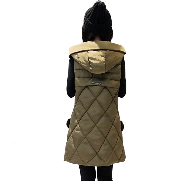 Women's Down & Parkas Winter Vest Women Waistcoat Fashion Female Sleeveless Jacket Hooded Warm Long colete feminino Plus Size1 ETWP, Black
Women's Down & Parkas Winter Vest Women Waistcoat Fashion Female Sleeveless Jacket Hooded Warm Long colete feminino Plus Size1 ETWP, Black