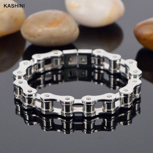 men's stainless steel chain bracelet ladies couple jewelry bicycle 316l link,, Black
men's stainless steel chain bracelet ladies couple jewelry bicycle 316l link,, Black