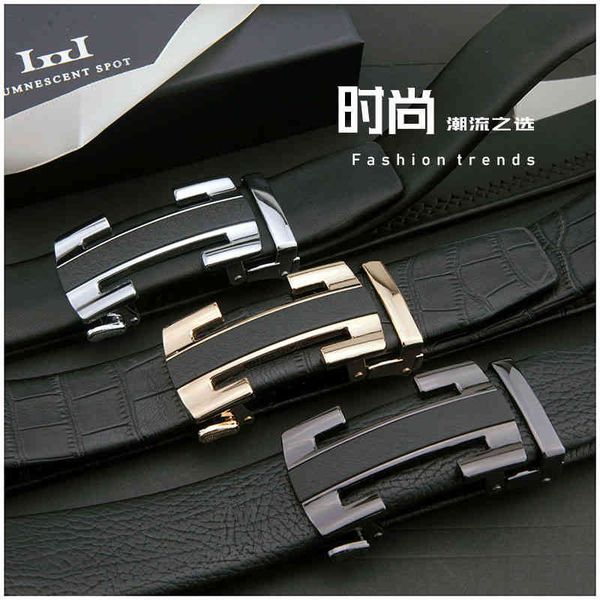 men's business casual crocodile leather kwai trend youth belt fast hand, Black;brown
men's business casual crocodile leather kwai trend youth belt fast hand, Black;brown
