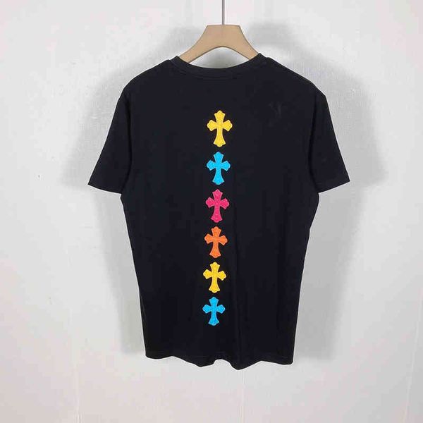 brand fashion brand summer new ch short t-shirt men's loose casual embroidery cross half sleeve top, White;black
brand fashion brand summer new ch short t-shirt men's loose casual embroidery cross half sleeve top, White;black