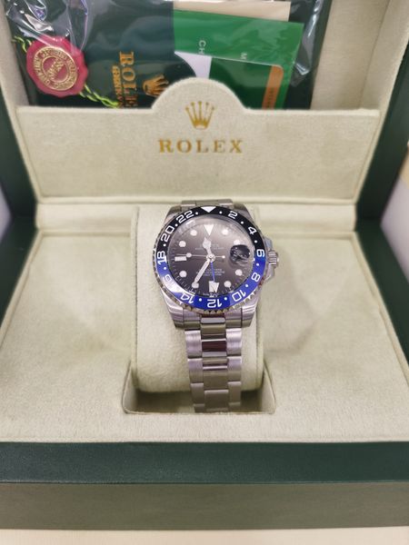 with original box luxury wristwatches 40mm gmt ii 116710 stainless steel ceramic bezel asia 2813 mechanical automatic mens watch watches 633, Slivery;brown
with original box luxury wristwatches 40mm gmt ii 116710 stainless steel ceramic bezel asia 2813 mechanical automatic mens watch watches 633, Slivery;brown
