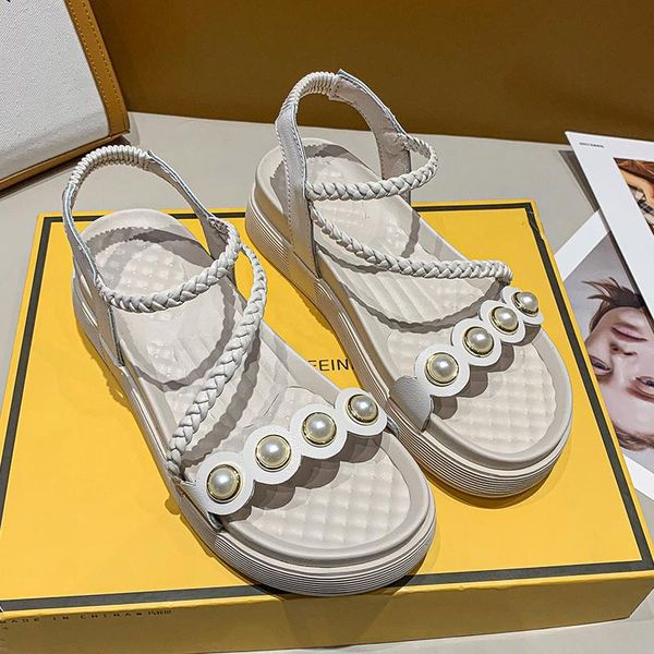 sandals women summer fashion women's 2021 leisure all-match open toe round head comfortable flat shoes, Black
sandals women summer fashion women's 2021 leisure all-match open toe round head comfortable flat shoes, Black