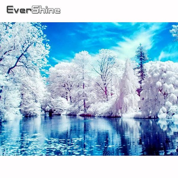 diamond painting evershine embroidery landscape cross stitch kit forest winter mosaic full round home decoration
diamond painting evershine embroidery landscape cross stitch kit forest winter mosaic full round home decoration