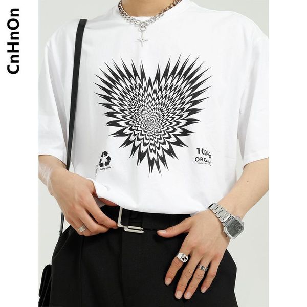 men's t-shirts summer product, design sense, korean version of radial love short-sleeved t-shirt for men m1-c-2337, White;black
men's t-shirts summer product, design sense, korean version of radial love short-sleeved t-shirt for men m1-c-2337, White;black