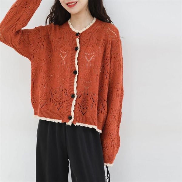 women's knits & tees summer spring women orange cardigan o-neck hollow out button long sleeve loose sweaters school girl sweet casual k, White
women's knits & tees summer spring women orange cardigan o-neck hollow out button long sleeve loose sweaters school girl sweet casual k, White