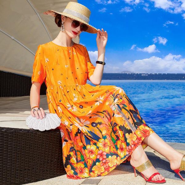 casual dresses 2021 summer loose 4xl plus size print dress elegant bodycon vestidos women vintage floral mulberry silk satin midi, Black;gray
casual dresses 2021 summer loose 4xl plus size print dress elegant bodycon vestidos women vintage floral mulberry silk satin midi, Black;gray