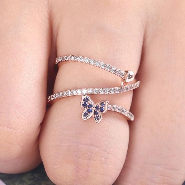 wedding rings caoshi trendy butterfly shaped for women rose gold color inlaid shine cubic zirconia exquisite engagement party jewelry, Slivery;golden
wedding rings caoshi trendy butterfly shaped for women rose gold color inlaid shine cubic zirconia exquisite engagement party jewelry, Slivery;golden