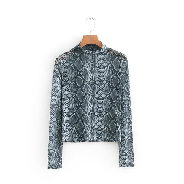 women's blouses & shirts asds women snake print mesh blouse animal pattern long sleeve see through shirt female casual chic blusas muj, White
women's blouses & shirts asds women snake print mesh blouse animal pattern long sleeve see through shirt female casual chic blusas muj, White
