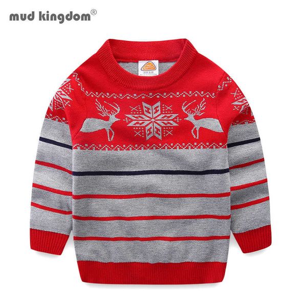 mudkingdom boys girls sweaters autumn striped elk pullover clothes for kids 210615, Blue
mudkingdom boys girls sweaters autumn striped elk pullover clothes for kids 210615, Blue