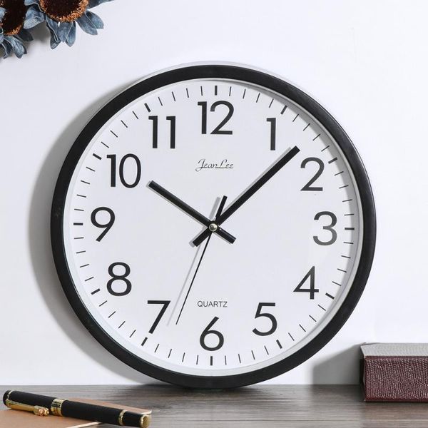 10-inch minimalist wall clock creative silent for decoration (black frame) clocks
10-inch minimalist wall clock creative silent for decoration (black frame) clocks