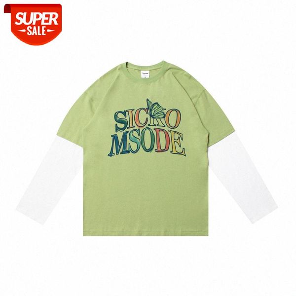 letter graffiti printing stitching fake two long-sleeved men's bf wind loose round neck bottoming shirt t-shirt #hw8n, White;black
letter graffiti printing stitching fake two long-sleeved men's bf wind loose round neck bottoming shirt t-shirt #hw8n, White;black
