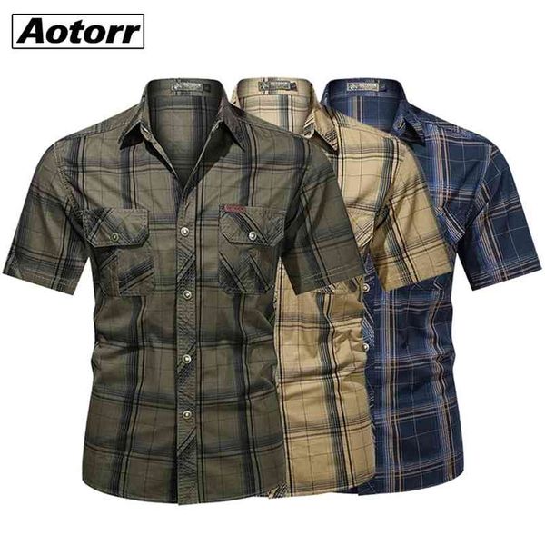 100% cotton army shirt men fashion military short-sleeve casual male lapel plaid work shirts summer green 5xl 210721, White;black
100% cotton army shirt men fashion military short-sleeve casual male lapel plaid work shirts summer green 5xl 210721, White;black