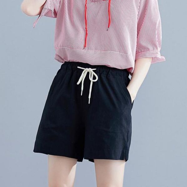 women's shorts 2021 summer casual 2 solid color linen size -xl women loose short jl-gm1008, White;black
women's shorts 2021 summer casual 2 solid color linen size -xl women loose short jl-gm1008, White;black