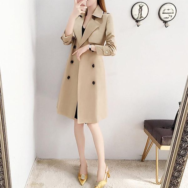 women's jackets collar s slim 3xl plus streetwear autumn breasted 2021 ladies #fy23456 coat fit long turn-down double women trench for, Black;brown
women's jackets collar s slim 3xl plus streetwear autumn breasted 2021 ladies #fy23456 coat fit long turn-down double women trench for, Black;brown