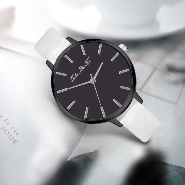 wristwatches fashion women ladies watch black dial analog quartz wrist clock leather band dress watches relogio feminino bayan saat b50, Slivery;brown
wristwatches fashion women ladies watch black dial analog quartz wrist clock leather band dress watches relogio feminino bayan saat b50, Slivery;brown