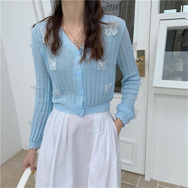women's knits & tees alien kitty gentle butterfly flare sleeve loose 2021 casual cardigans sweaters autumn knitwear all match retro ch, White
women's knits & tees alien kitty gentle butterfly flare sleeve loose 2021 casual cardigans sweaters autumn knitwear all match retro ch, White