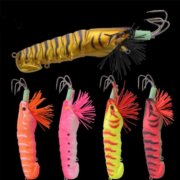 shrimp jig squid silicone bait fishing artificial glow in dark sea lure tackle spinnerbait 90mm/21g with sound
shrimp jig squid silicone bait fishing artificial glow in dark sea lure tackle spinnerbait 90mm/21g with sound
