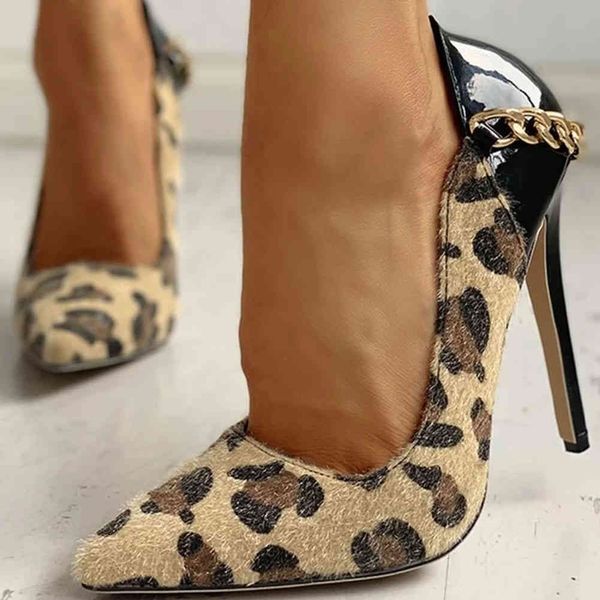 sandals girls pointed toe leopard shallow spring party high heels women's pumps chain shoes woman, Black
sandals girls pointed toe leopard shallow spring party high heels women's pumps chain shoes woman, Black