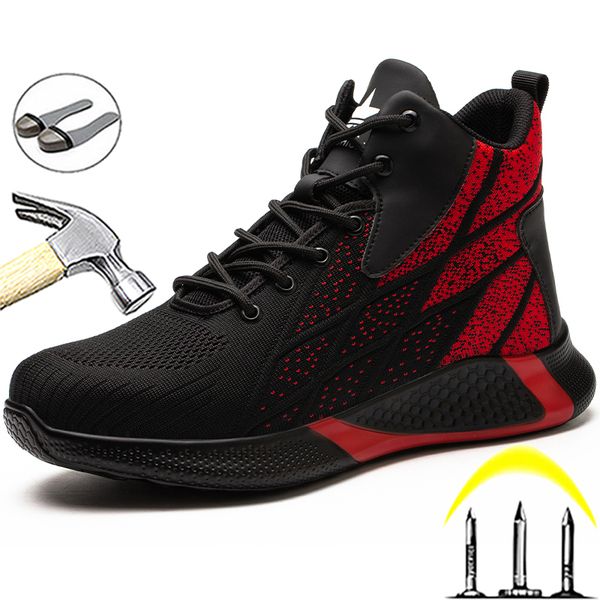 male steel toe shoes boots safety shoes anti-smash anti-puncture work boots protective footwear men sneakers winter shoes 2022, Black
male steel toe shoes boots safety shoes anti-smash anti-puncture work boots protective footwear men sneakers winter shoes 2022, Black