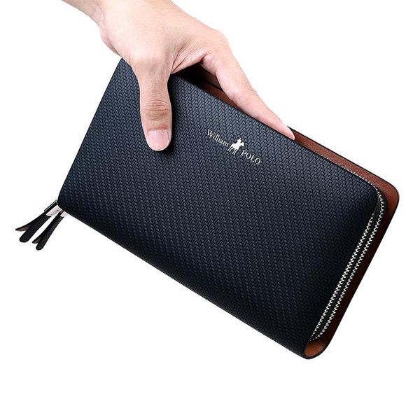 wallets williampolo clutch bag genuine leather large wallet for men travel passport cover handbag, Red;black
wallets williampolo clutch bag genuine leather large wallet for men travel passport cover handbag, Red;black