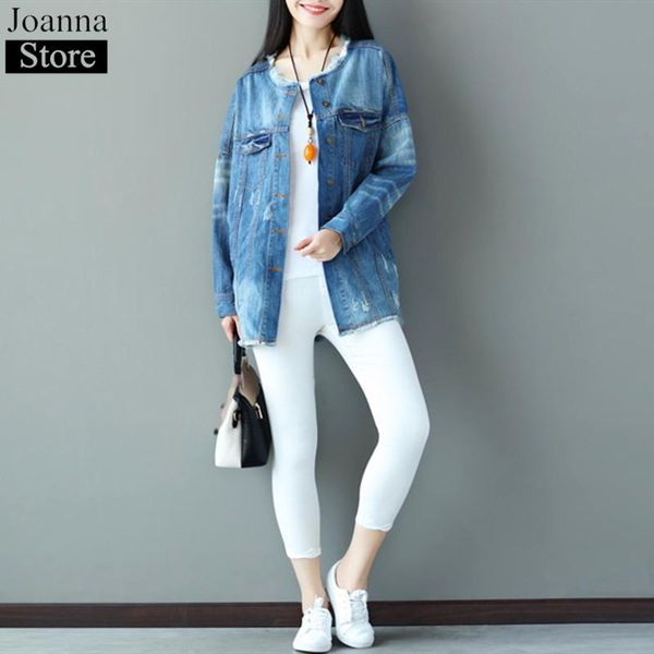 women's jackets spring women harajuku denim jacket long sleeve o-neck tassel jeans coat vintage loose single-breasted plus size clothe, Black;brown
women's jackets spring women harajuku denim jacket long sleeve o-neck tassel jeans coat vintage loose single-breasted plus size clothe, Black;brown