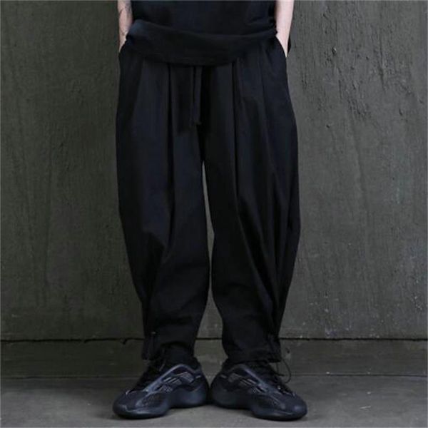 men's pants korean fashion brand 2021 loose fit black legged wide leg casual harem large
men's pants korean fashion brand 2021 loose fit black legged wide leg casual harem large