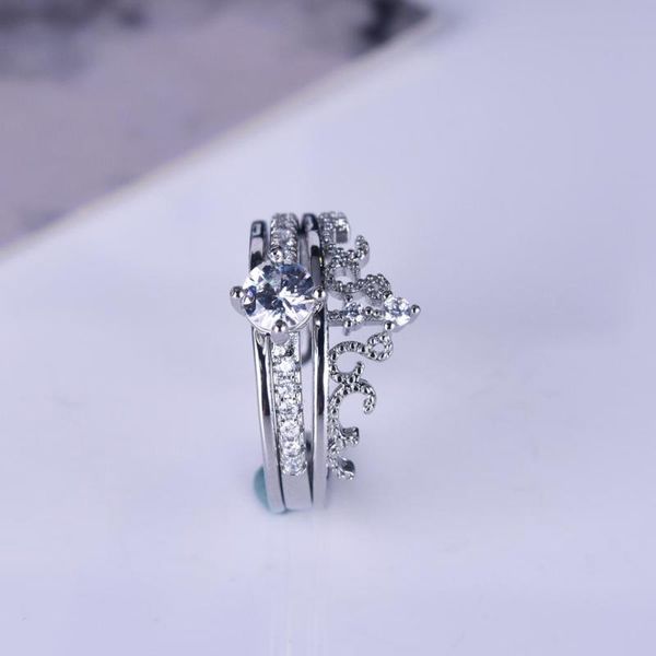 wedding rings love crown set engagement ring female models men's two-piece charms fashion 9 2 5 jewelry, Slivery;golden
wedding rings love crown set engagement ring female models men's two-piece charms fashion 9 2 5 jewelry, Slivery;golden