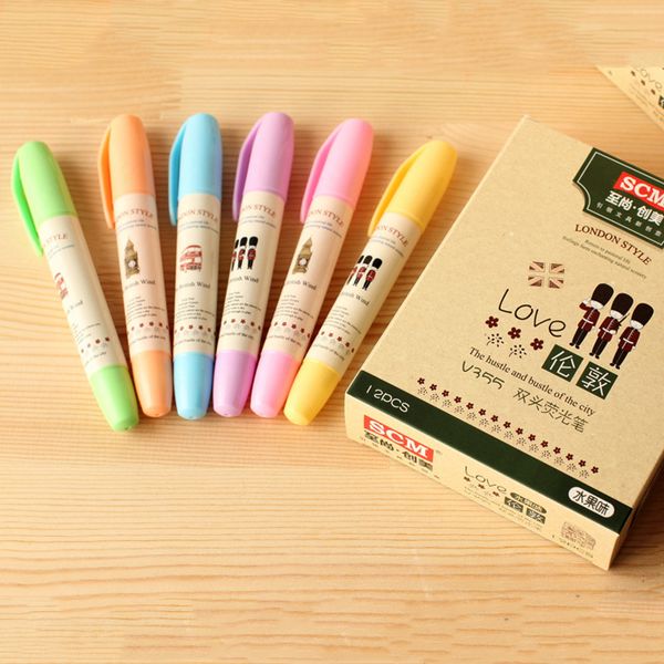 zhishang scm · chuangmei student cute double headed high-capacity orcent pen color marking note number 6 colors, Black;red
zhishang scm · chuangmei student cute double headed high-capacity orcent pen color marking note number 6 colors, Black;red