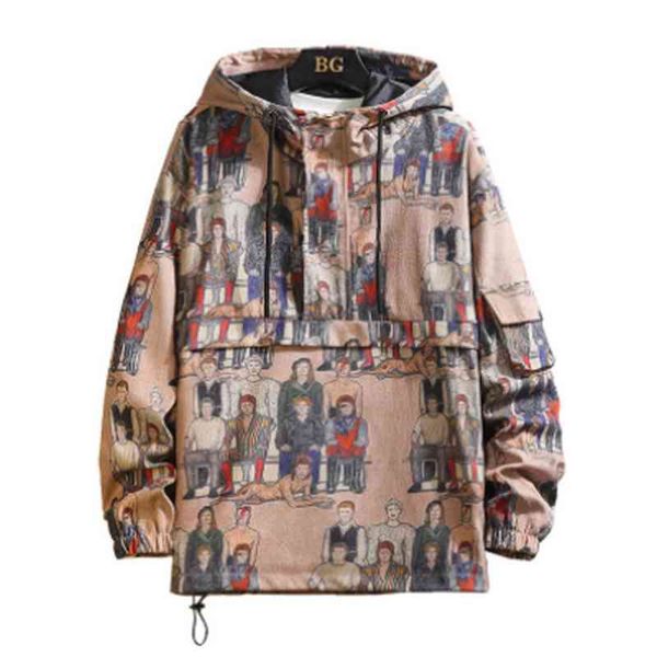 men's jackets men's jacket, graphite style sweater, camouflaged male-style hong kong, hooded patchwork, hip hop, casual outer garm, Black;brown
men's jackets men's jacket, graphite style sweater, camouflaged male-style hong kong, hooded patchwork, hip hop, casual outer garm, Black;brown