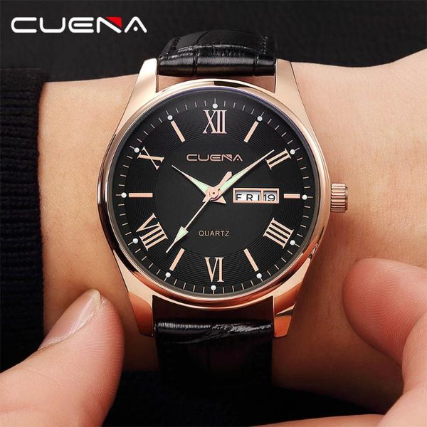 wristwatches cuena fashion mens watch military leather date quartz analog army casual dress men clock round wrist watches zegarek meski, Slivery;brown
wristwatches cuena fashion mens watch military leather date quartz analog army casual dress men clock round wrist watches zegarek meski, Slivery;brown