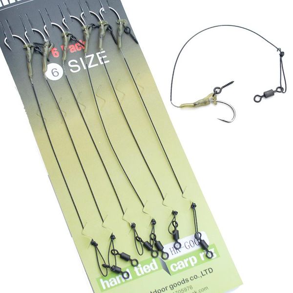 fishing hooks carp chod rig 4 sets 6pcs/set black bait screw coated line ready tied curve shank hook size 2# 4# 6# 8#
fishing hooks carp chod rig 4 sets 6pcs/set black bait screw coated line ready tied curve shank hook size 2# 4# 6# 8#