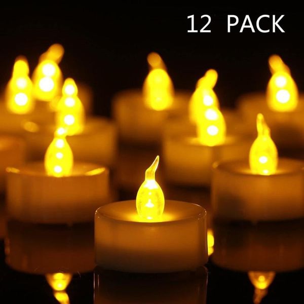 12pcs battery operated led tea lights candles flameless flickering weeding decor
12pcs battery operated led tea lights candles flameless flickering weeding decor