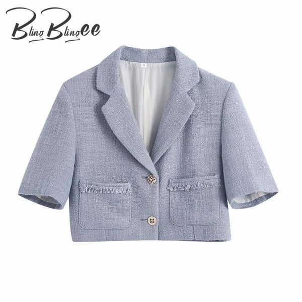 women's suits & blazers blingblingee grey office lady casual summer short sleeve notched collar single breasted women cropped female to, White;black
women's suits & blazers blingblingee grey office lady casual summer short sleeve notched collar single breasted women cropped female to, White;black