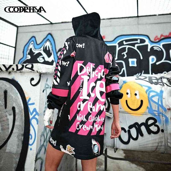 large medium long hooded velvet sweater loose 2021 autumn and winter new pullover hip hop fashion women's clothing, Black
large medium long hooded velvet sweater loose 2021 autumn and winter new pullover hip hop fashion women's clothing, Black