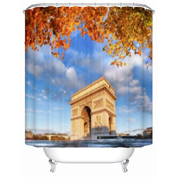 french landscape shower curtain architectural curtains bathroom fabric decor bathtub with hooks waterproof
french landscape shower curtain architectural curtains bathroom fabric decor bathtub with hooks waterproof