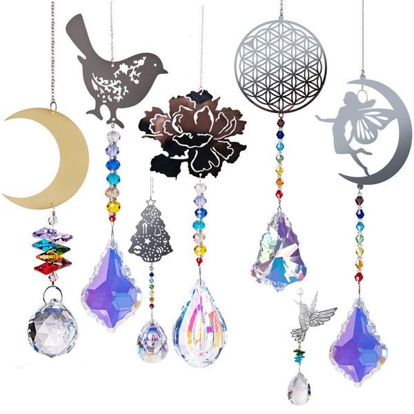 rainbow maker crystal suncatcher chakra hanging moon humming bird prism pendant home living christmas decorations decorative objects & figur
rainbow maker crystal suncatcher chakra hanging moon humming bird prism pendant home living christmas decorations decorative objects & figur