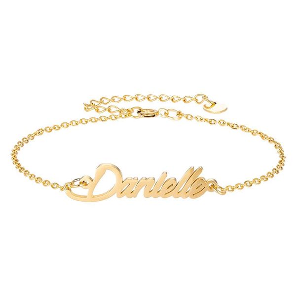 charm bracelets custom "danielle" name gold bracelet for women girl's jewelry pulseira masculina handwriting words christmas, Golden;silver
charm bracelets custom "danielle" name gold bracelet for women girl's jewelry pulseira masculina handwriting words christmas, Golden;silver