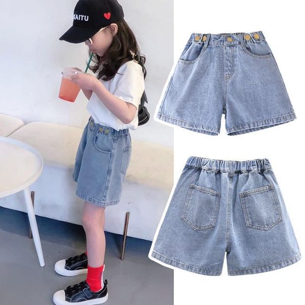 summer girls denim shorts teenage girl pocket pants kids buttons clothes children fashion jean short for teenager p125, Black
summer girls denim shorts teenage girl pocket pants kids buttons clothes children fashion jean short for teenager p125, Black