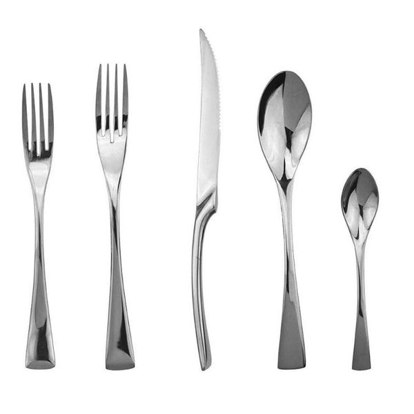 silver cutlery fork spoon set teaspoon knife stainless dessert 5pcs/set dinnerware drop steel sets
silver cutlery fork spoon set teaspoon knife stainless dessert 5pcs/set dinnerware drop steel sets