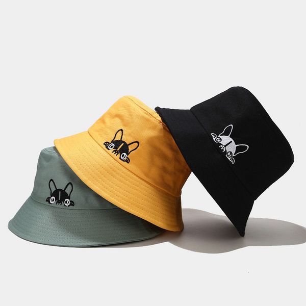 girl spring and summer new versatile fisherman's french dog embroidered basin lovers outdoor sunshade hat fashion
girl spring and summer new versatile fisherman's french dog embroidered basin lovers outdoor sunshade hat fashion