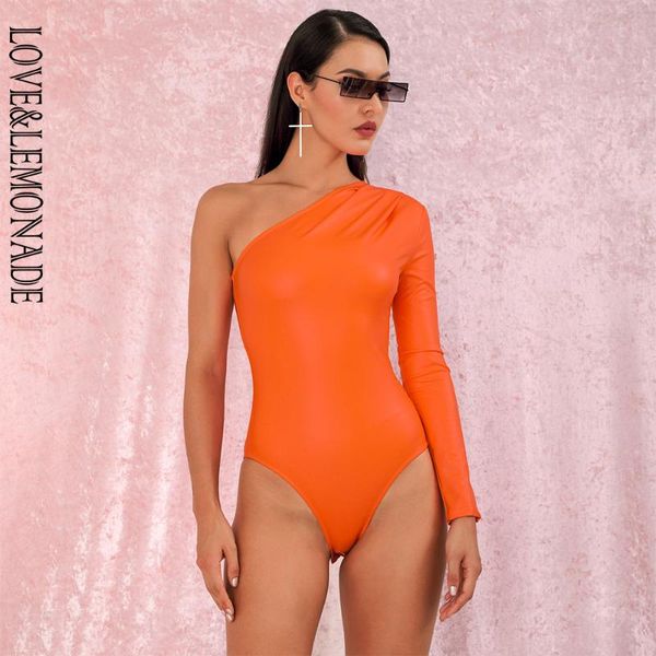 women's jumpsuits & rompers love&lemonade orange one-shoulder long-sleeved slim-fit elastic matte pu bodysuit lm82055 autumn/winter, Black;white
women's jumpsuits & rompers love&lemonade orange one-shoulder long-sleeved slim-fit elastic matte pu bodysuit lm82055 autumn/winter, Black;white
