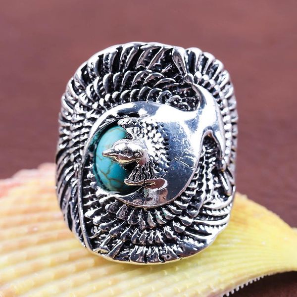 cluster rings vintage flying bird knuckle for women bohemia ancient silver color blue turquoises carved pattern finger ring jewelry gift, Golden;silver
cluster rings vintage flying bird knuckle for women bohemia ancient silver color blue turquoises carved pattern finger ring jewelry gift, Golden;silver