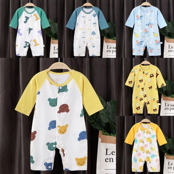 jumpsuits summer born infant baby boys girls rompers cotton short sleeve climbing clothes toddler one-piece clothing, Blue
jumpsuits summer born infant baby boys girls rompers cotton short sleeve climbing clothes toddler one-piece clothing, Blue