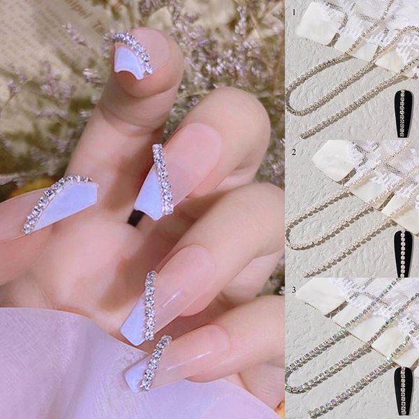 nail art decorations shiny rhinestone chain pearl gold/silver alloy diy beads jewelry design decoration manicure accessory, Silver;gold
nail art decorations shiny rhinestone chain pearl gold/silver alloy diy beads jewelry design decoration manicure accessory, Silver;gold