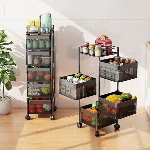 hooks & rails kitchen shelves fruit and vegetables sundries storage rack rotating floor multi-layer multifunctional square basket
hooks & rails kitchen shelves fruit and vegetables sundries storage rack rotating floor multi-layer multifunctional square basket